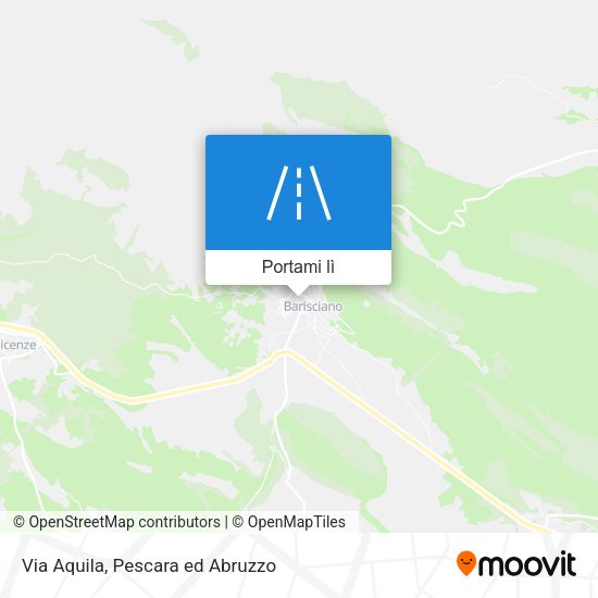 Mappa Via Aquila