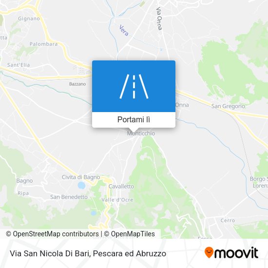 Mappa Via San Nicola Di Bari