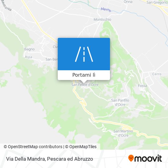 Mappa Via Della Mandra