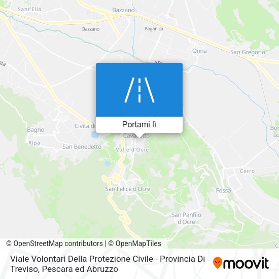 Mappa Viale Volontari Della Protezione Civile - Provincia Di Treviso