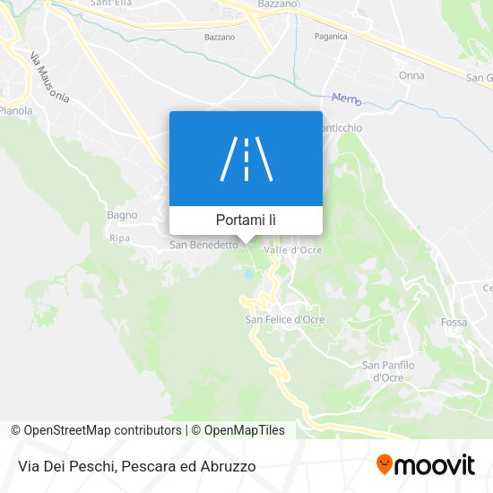 Mappa Via Dei Peschi