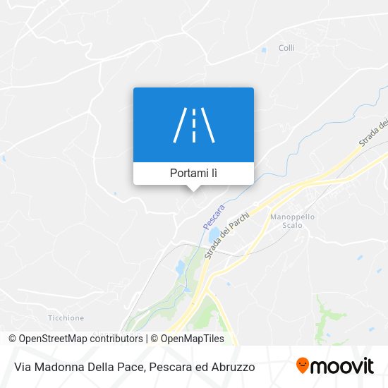 Mappa Via Madonna Della Pace