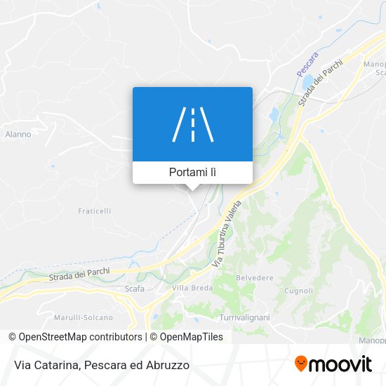 Mappa Via Catarina