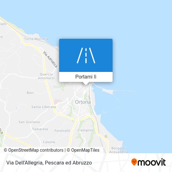 Mappa Via Dell'Allegria
