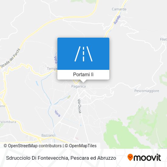 Mappa Sdrucciolo Di Fontevecchia