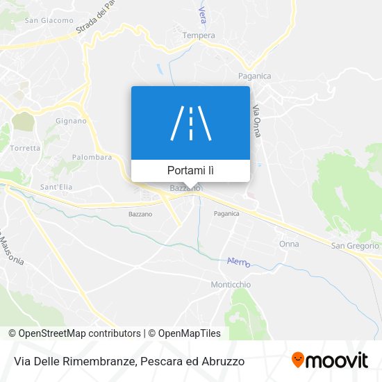 Mappa Via Delle Rimembranze