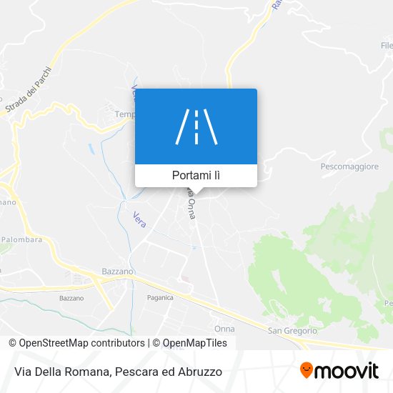 Mappa Via Della Romana