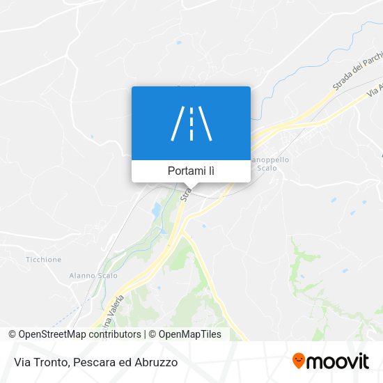Mappa Via Tronto