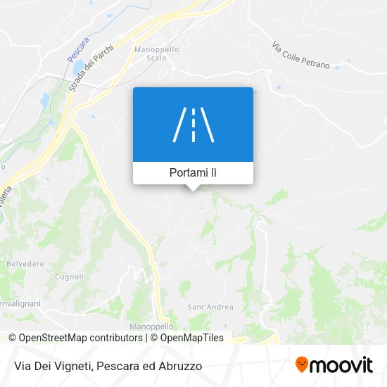 Mappa Via Dei Vigneti