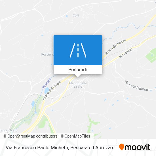 Mappa Via Francesco Paolo Michetti