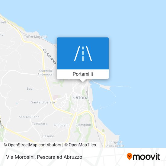 Mappa Via Morosini