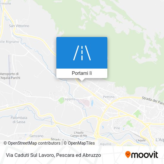 Mappa Via Caduti Sul Lavoro