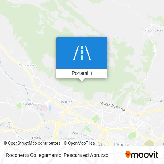 Mappa Rocchetta Collegamento