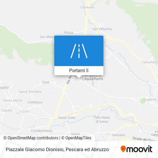 Mappa Piazzale Giacomo Dionisio