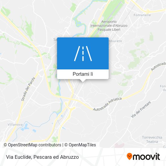 Mappa Via Euclide