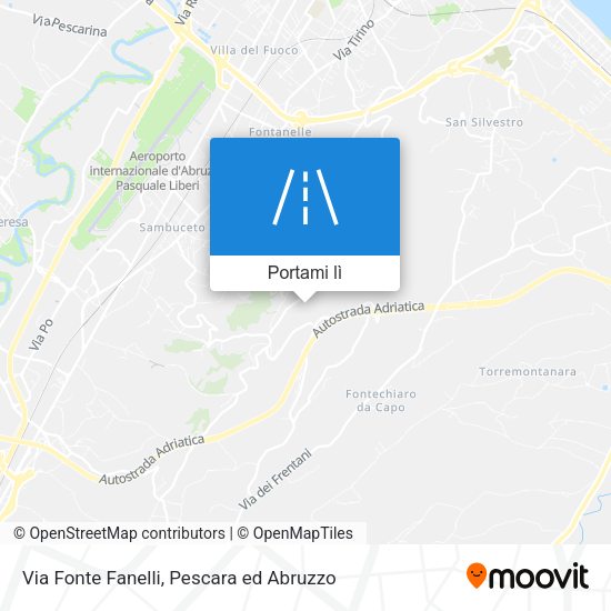 Mappa Via Fonte Fanelli