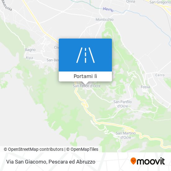 Mappa Via San Giacomo