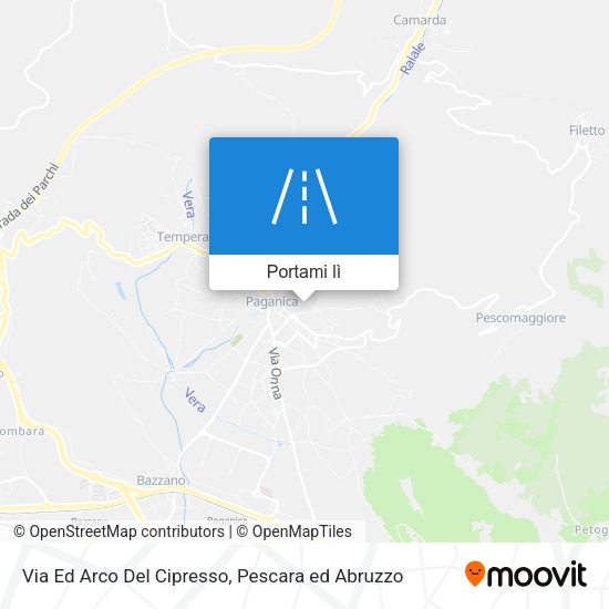 Mappa Via Ed Arco Del Cipresso