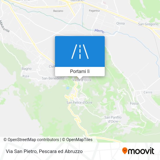 Mappa Via San Pietro