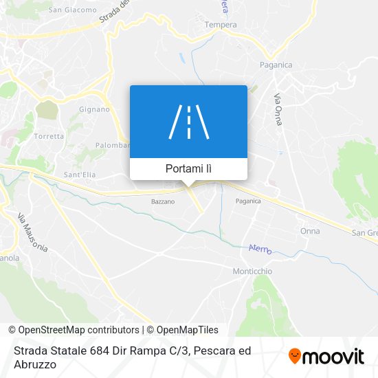 Mappa Strada Statale 684 Dir Rampa C / 3