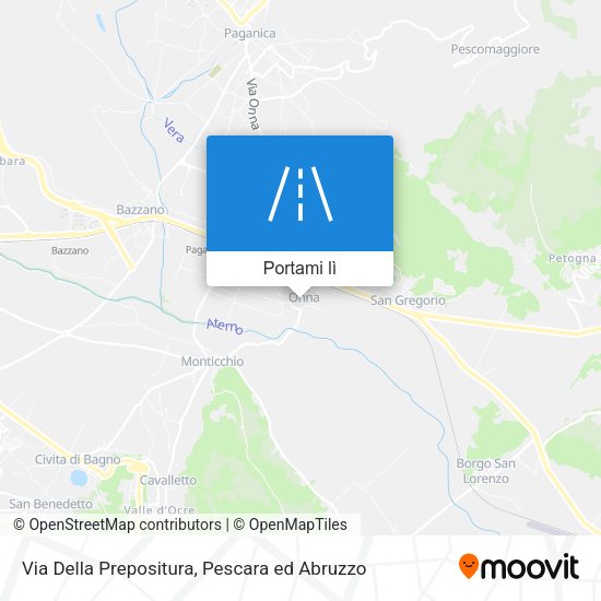 Mappa Via Della Prepositura