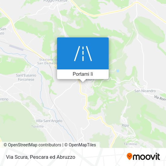 Mappa Via Scura