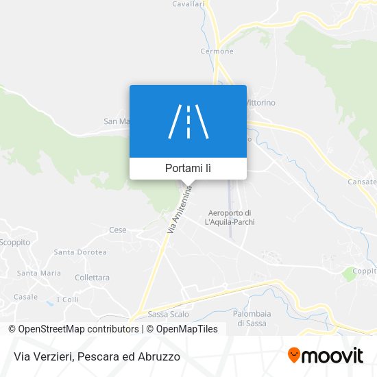 Mappa Via Verzieri