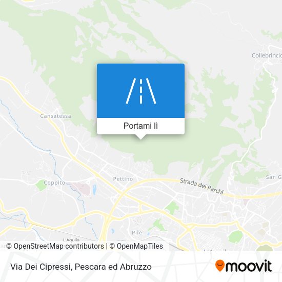 Mappa Via Dei Cipressi