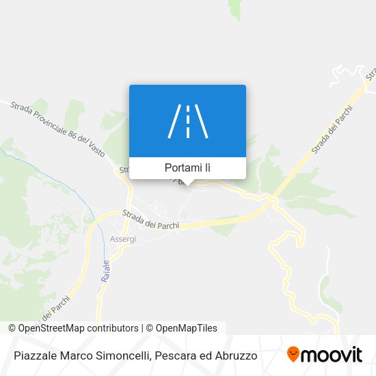 Mappa Piazzale Marco Simoncelli