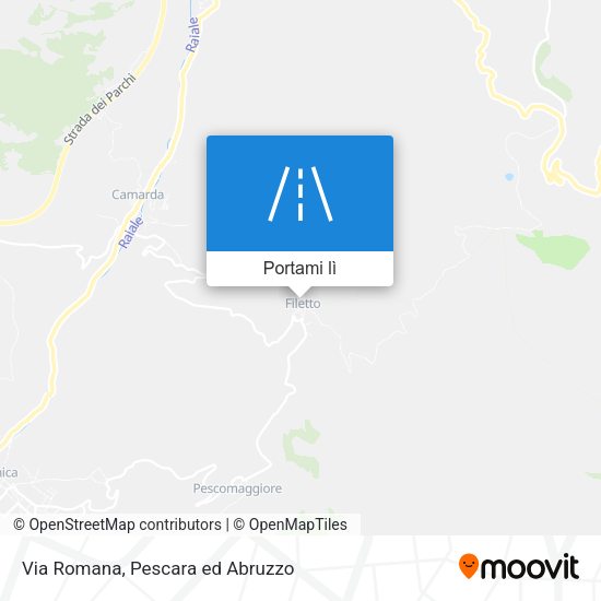 Mappa Via Romana