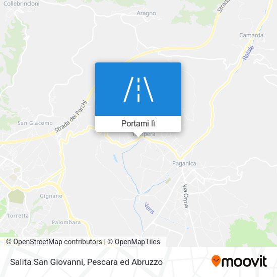 Mappa Salita San Giovanni