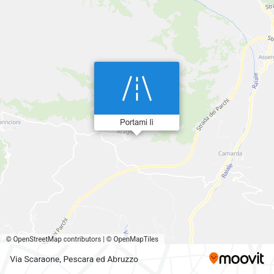 Mappa Via Scaraone