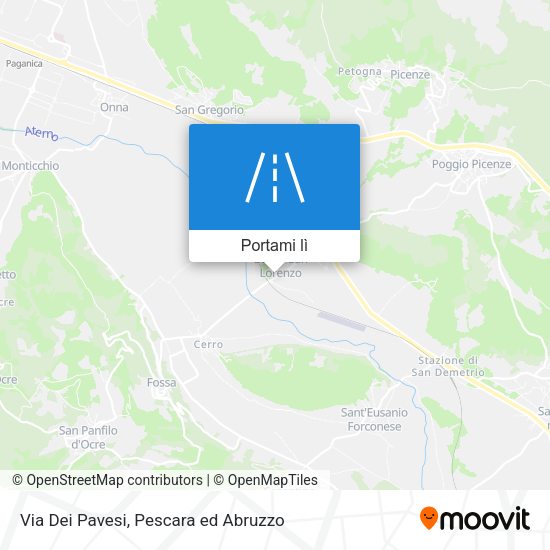 Mappa Via Dei Pavesi