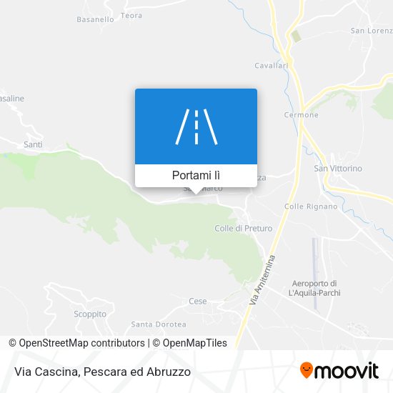 Mappa Via Cascina