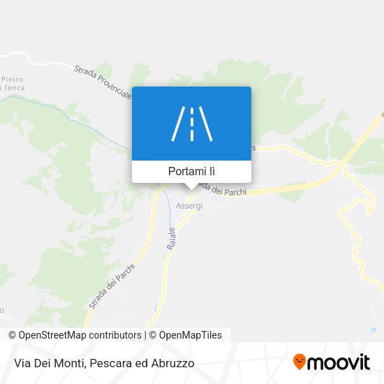 Mappa Via Dei Monti