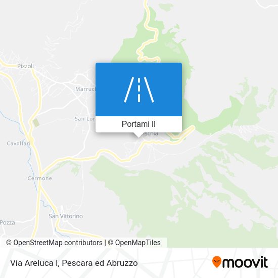 Mappa Via Areluca I