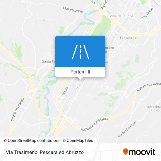 Mappa Via Trasimeno