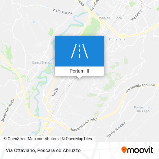 Mappa Via Ottaviano