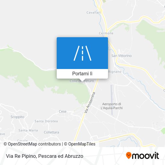 Mappa Via Re Pipino