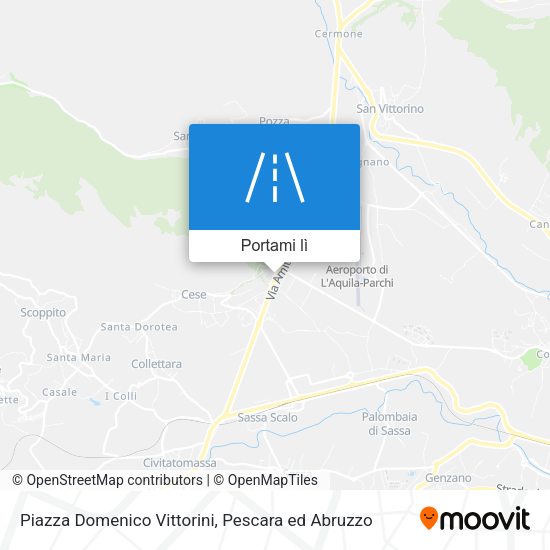 Mappa Piazza Domenico Vittorini