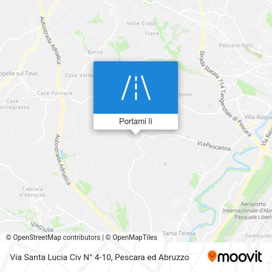 Mappa Via Santa Lucia Civ N° 4-10
