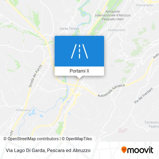 Mappa Via Lago Di Garda