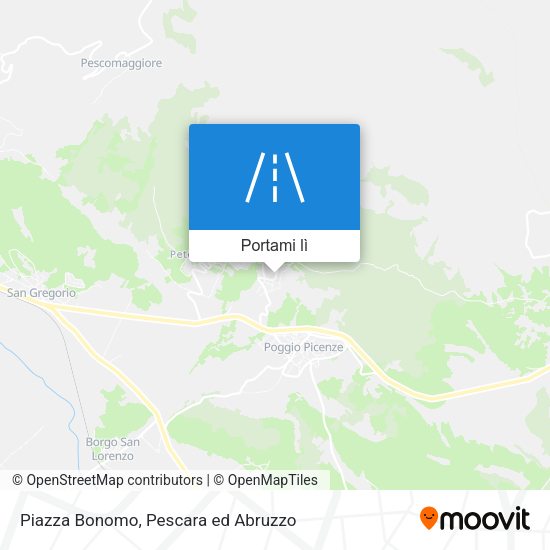 Mappa Piazza Bonomo
