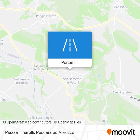 Mappa Piazza Tinarelli