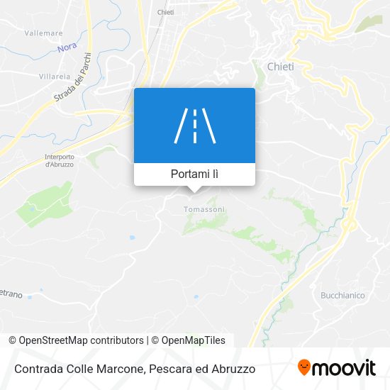 Mappa Contrada Colle Marcone