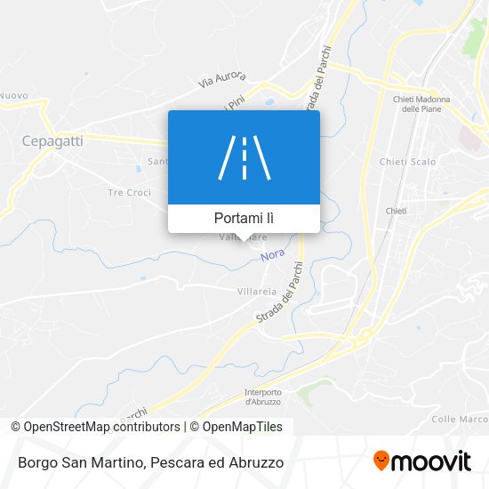 Mappa Borgo San Martino