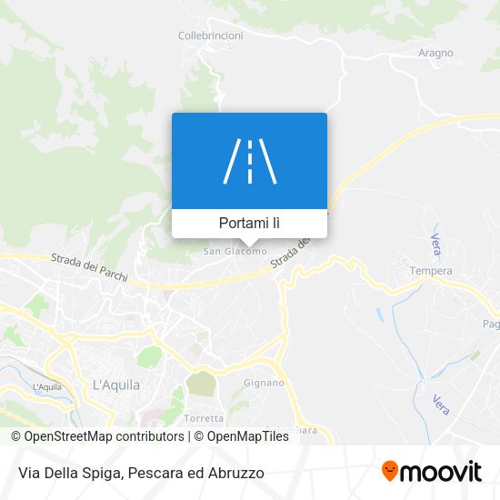 Mappa Via Della Spiga
