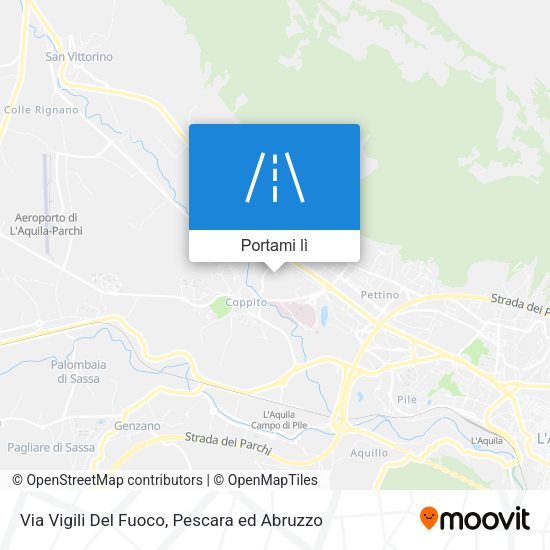 Mappa Via Vigili Del Fuoco
