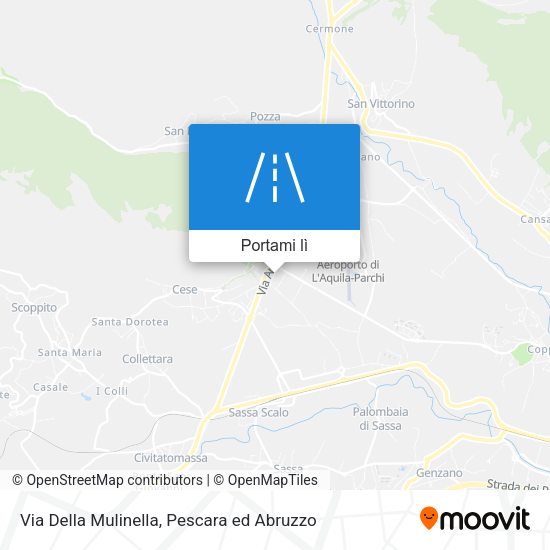 Mappa Via Della Mulinella