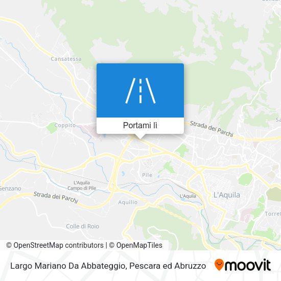 Mappa Largo Mariano Da Abbateggio